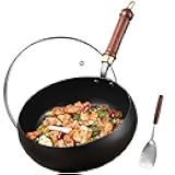 Carbon Steel Wok Pan, 9.5