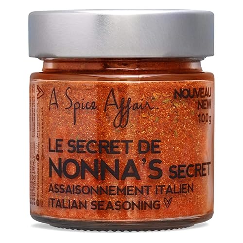 A Spice Affair 's Nonna's Secret - Mezcla de condimentos italianos y especias 3.53 oz (3.5 onzas) - Especias de condimento italiano