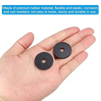 Amazon | uxcell ゴムワッシャー 60個入り 25.4外径 x 6.35 mm