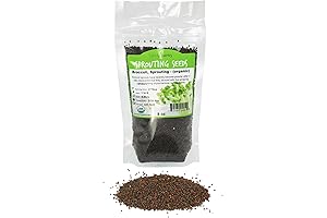 Organic Broccoli Sprouting Seeds: 8 oz | Premium Non-GMO Seeds for Sulforaphane-Rich Sprouts