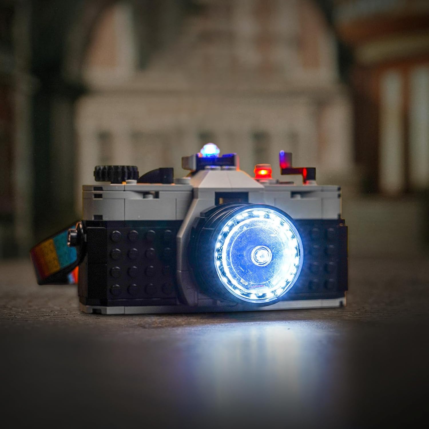 Upgraded Led Light Kit Compatible with Lego 3 in 1 Retro Camera Building Set, Lights Decoration Compatible with Lego 31147 (Model Not Included)