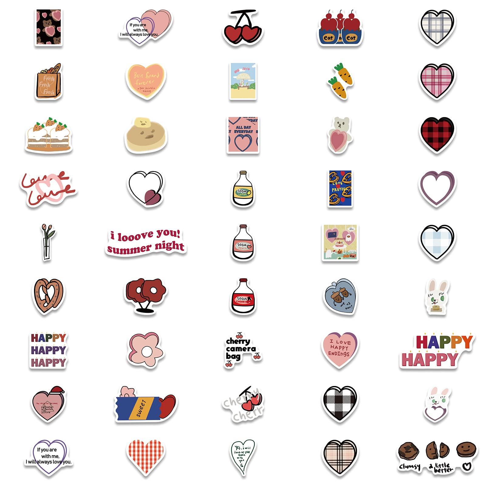 I Saw That Aufkleber - Lustige Vinyl-Sticker Für Auto & Mehr (30 Stück)