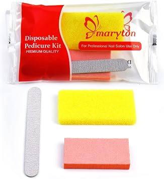 Maryton Disposable Pedicure Kit, for Professional Salons, 100 Set