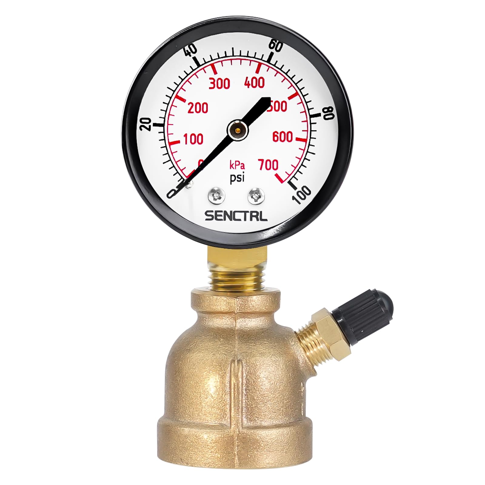 Gas Pressure Test Gauge - 0-15 Psi -10