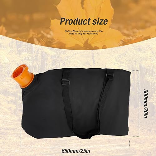 Miniatura 2 de Trivac Leaf Collection Bolsa de repuesto para soplador de hojas para Worx WGBAG500, WG505, WG509 TriVac, reemplaza 50026858