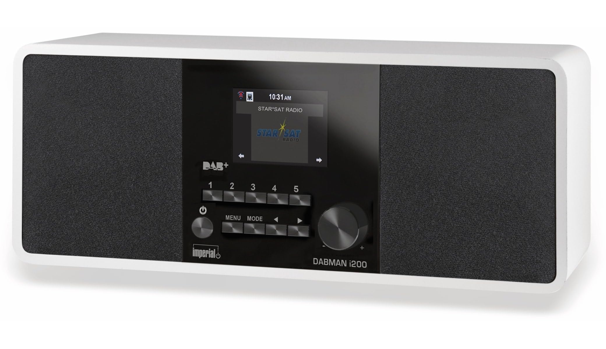 Imperial DABMAN I200 CD-DAB Radio Wit/Zwart Imperial DABMAN I200 CD-DAB Radio Wit/Zwart