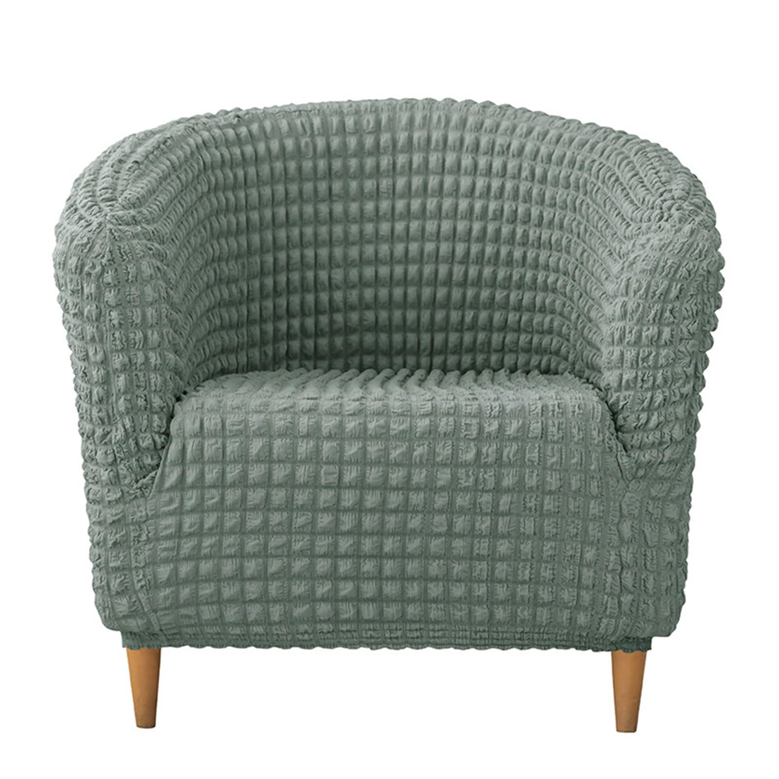 Tsophreniq Matcha Green Plaids Seersuckers Sofa Cover Room Stretch Sofa Slipcover For Armchair Cover Seats Corner Couch Thick Couch