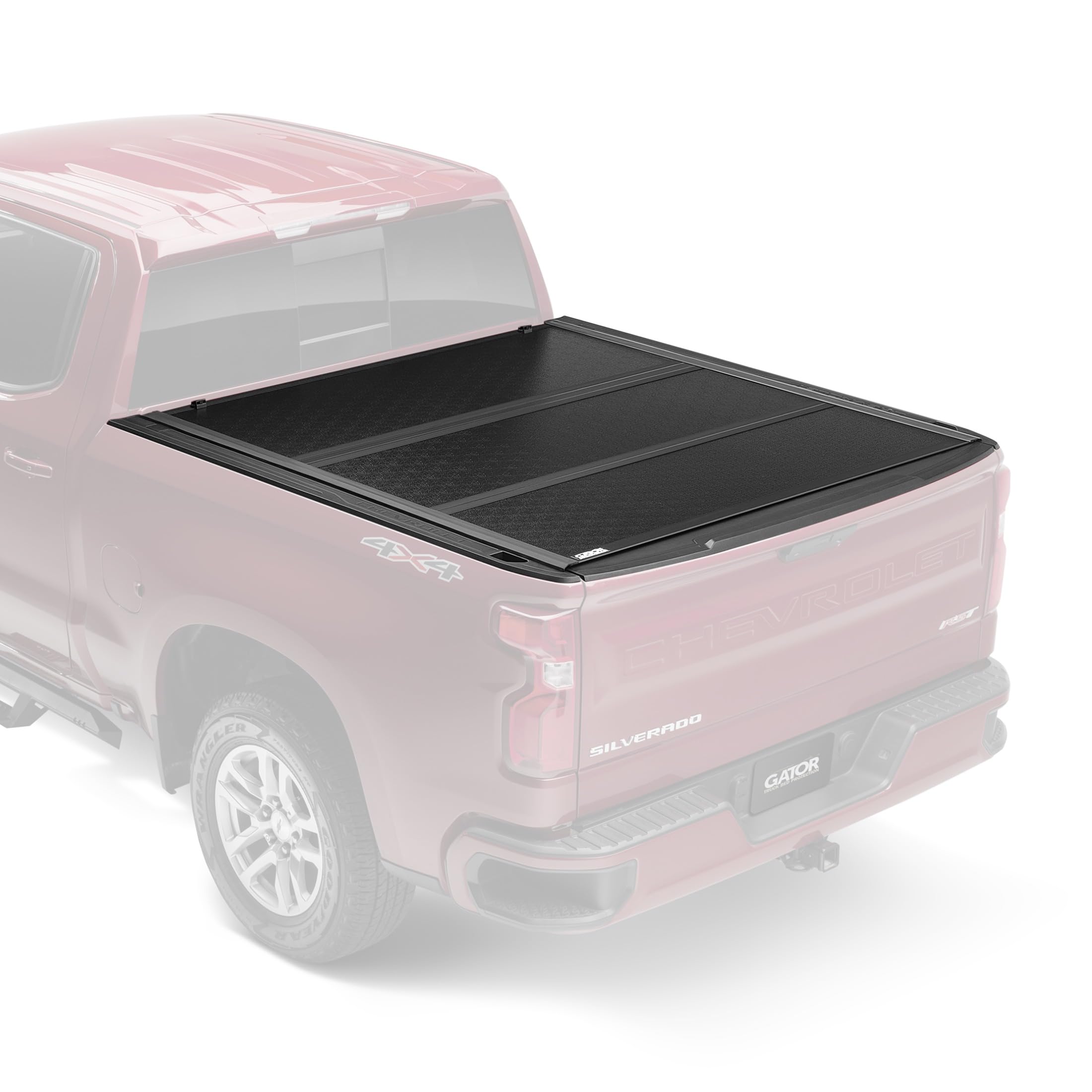 Gator EFX Hard Tri-Fold Truck Bed Tonneau Cover - Heavy-Duty Truck Bed Protection - Durable Aluminum Panels - Hard Folding Tonneau Cover - 2020-2025 Chevy/GMC Silverado/Sierra 2500/3500HD - 6'10" Bed