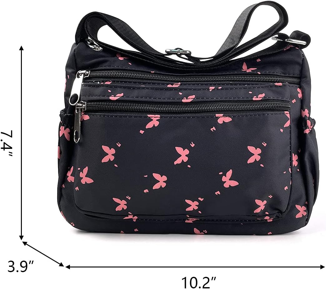 NOTAG Shoulder Bags for Women Nylon Crossbody Bags Waterproof Lightweight Messenger Purses and Handbags | Nylon, Waterproof, Lightweight