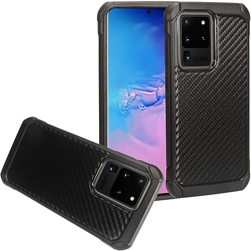 Miniatura 7 de Eaglecell - Funda híbrida para Samsung Galaxy S20 Ultra de 6.9 pulgadas (SM-G988), a prueba de golpes, EC4 Green Camo