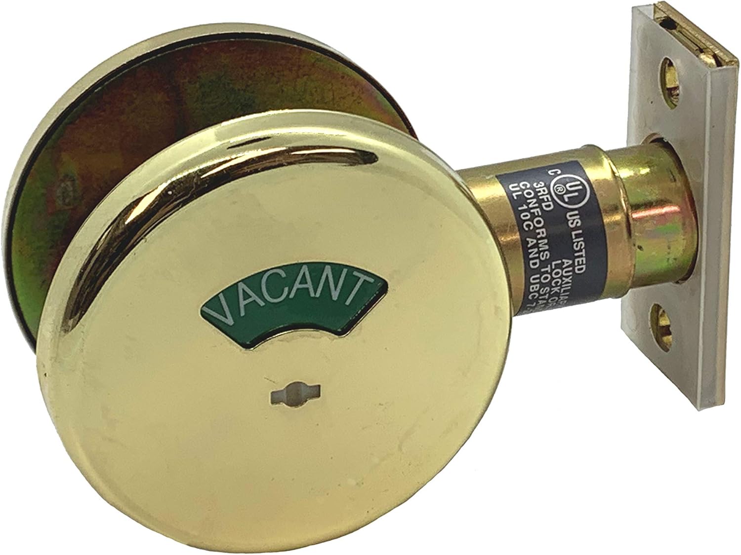 Cal-Royal IND90-G2 US3 Indicator Deadbolt, Polished Brass