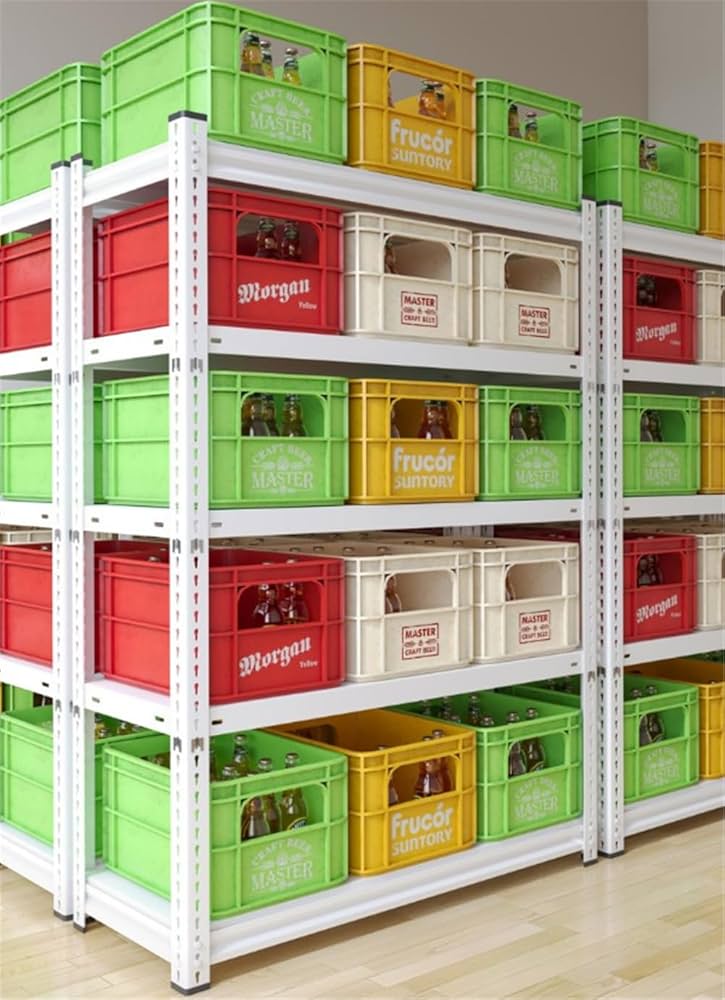 Amazon｜メタルラック 棚 ラック スチールラック 幅150cm×奥行40cm×高