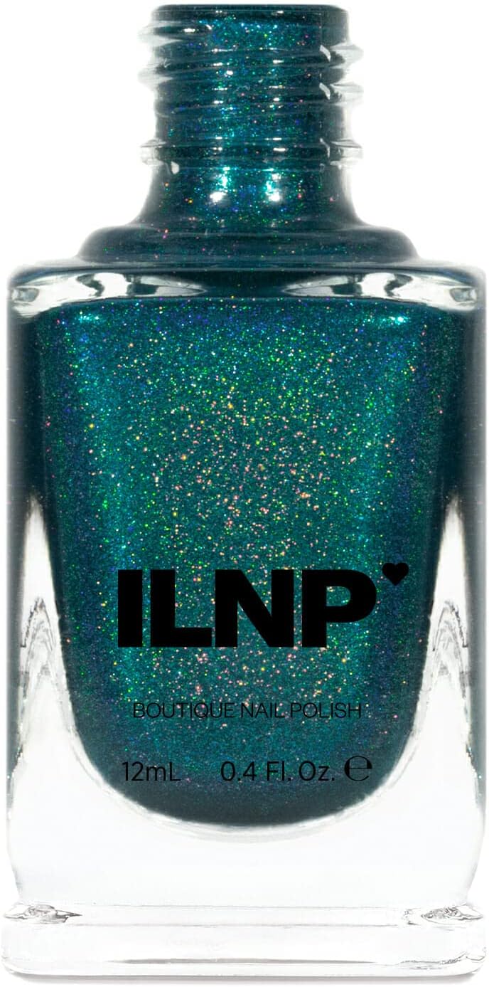 ILNP Fall Semester - Deep Dark Teal Holographic Nail Polish