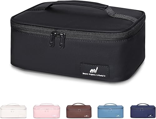 Miniatura 19 de NOL Natural Organic Lifestyle Bolsa de almuerzo pequeña Lonchera mini con aislamiento para hombres/mujeres Bolsa de almuerzo a prueba de fugas Verde