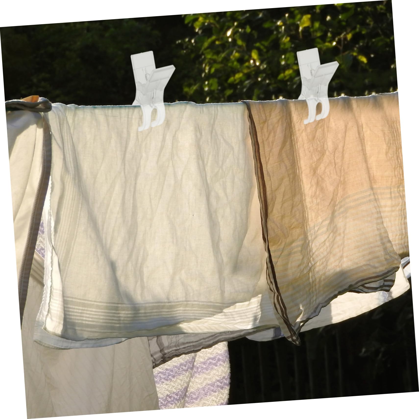 POPETPOP 20pièces Clips De Séchage pour Serviettes De Plage Pinces Anti-Vent pour Linge Draps Et Vêtements Transparentes Légères Et Résistantes Parfaites pour Balcon Piscine