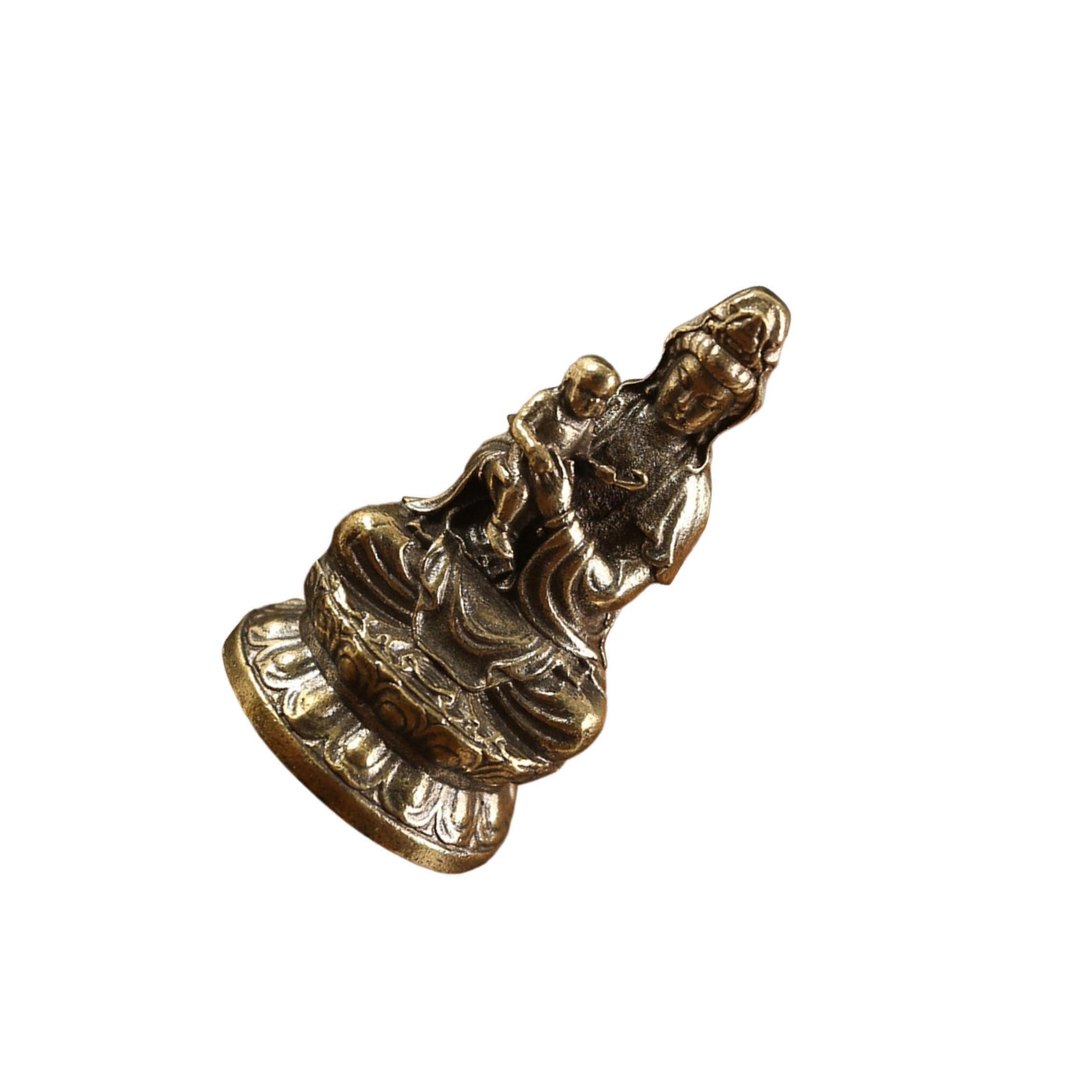 YIXANNX Buddha Figurine Indoor Feng Shui Beautifully Detailed Bringing Positive Vibes To Home Decor Buddhism Collection Collectible Gift Meditation Study