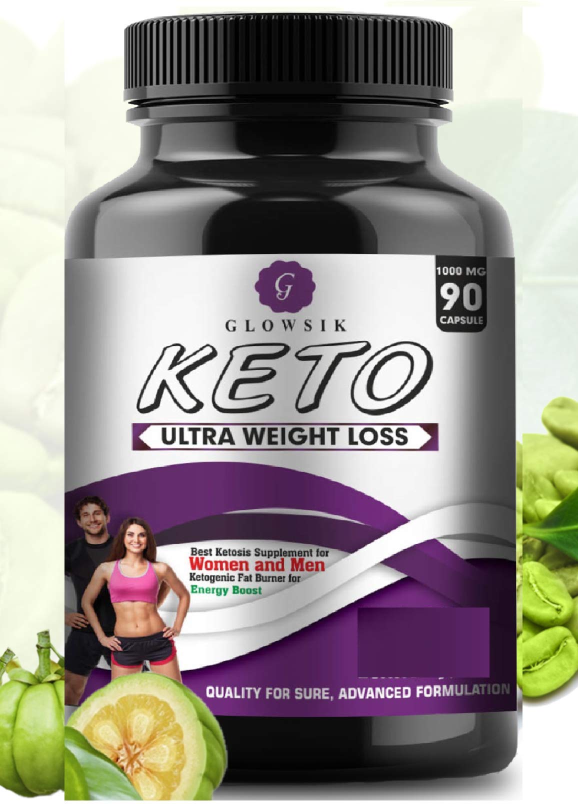 GLOWSIK KETO CAPSULES WITH GARCINIA COMBONIA (20 CAPSULES)