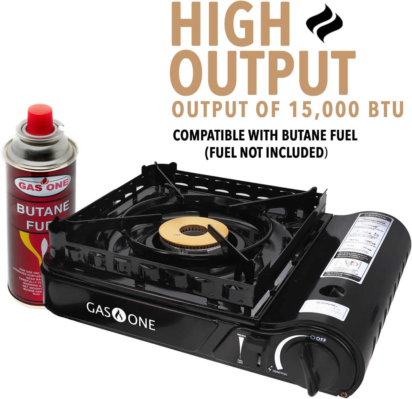 Butane Fuel Gas One Two Burner Propane Stove Gas ONE GS-3400P Camp