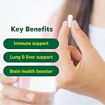 Organika Canadian-Made NAC (N-Acetyl-L-Cysteine) 500mg- Supports Antioxidant Glutathione Levels, Immune System Support, Liver and Detox Support- 90 caps