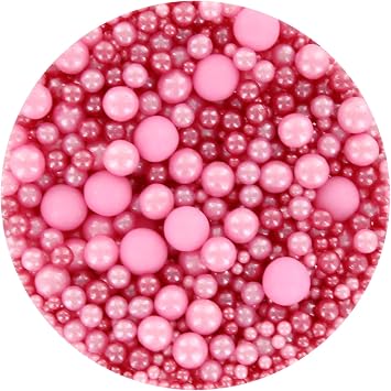 Baked with Love 100g Pink Candy Pearl Sprinkles