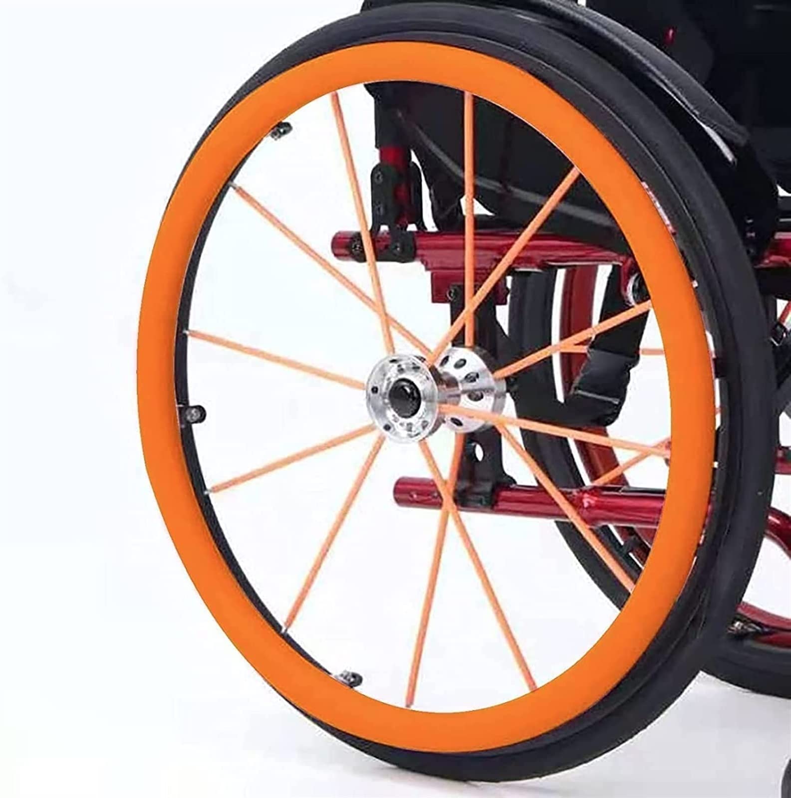 Funda para Silla de Ruedas Accesorios para sillas de Ruedas, Cubiertas para Llantas de Empuje para sillas de Ruedas, 1 par, Antideslizante, Resistente al Desgaste, Cubierta Protectora para Anillo de