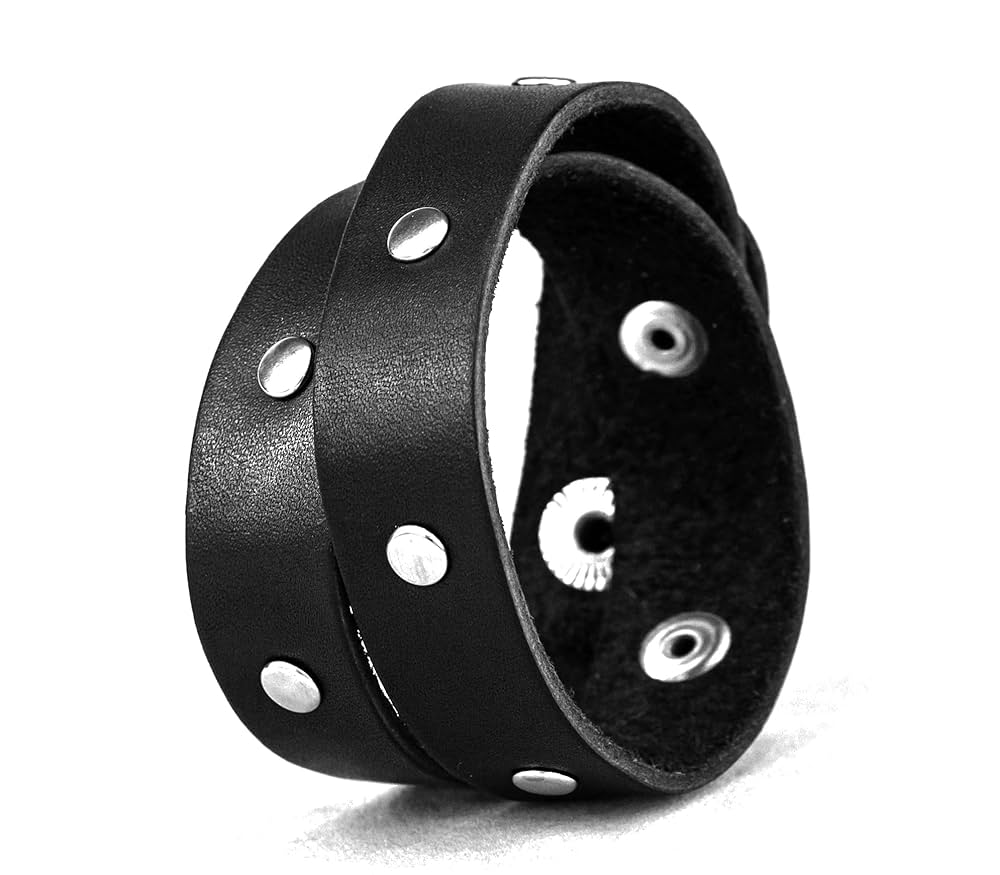 Amazon.com: Double wrap leather cuff bracelet for women or Amazon.com: Double wrap leather cuff bracelet for women or