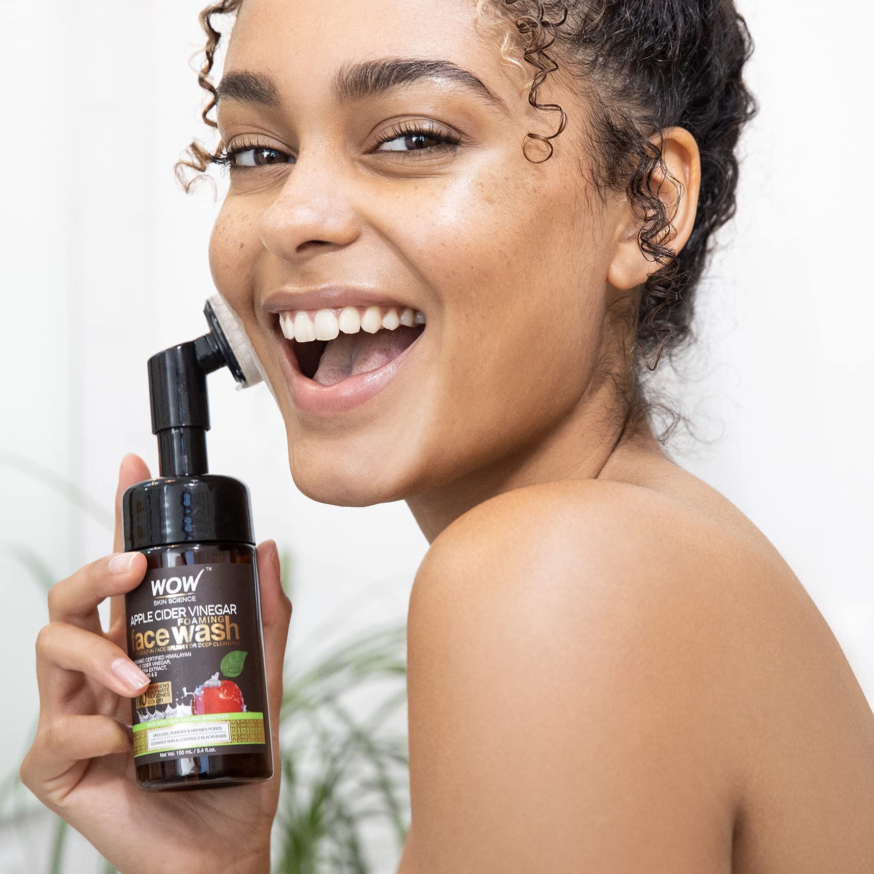 Buy WOW Skin Science Apple Cider Vinegar Foaming Face Wash, 100 ml