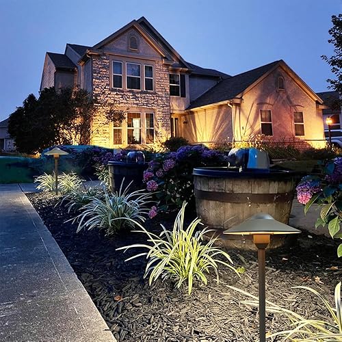 Miniatura 3 de Muguski Luces de camino de bajo voltaje, iluminación de paisaje de aluminio fundido, luces de camino, luz de entrada, luces de patio, bombilla LED