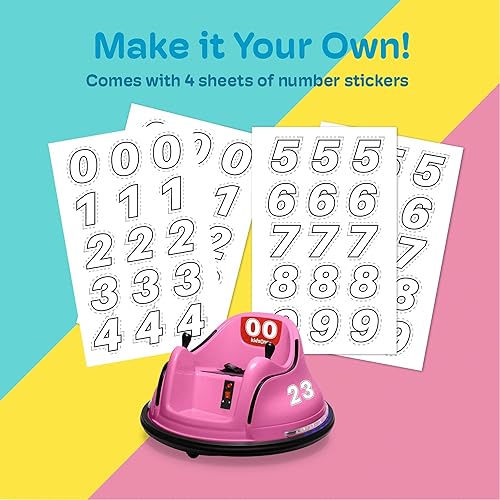 Miniatura 4 de Kidzone 360 Spin Race auto chocador recargable con control remoto para montar fácil y divertido con certificación ASTM