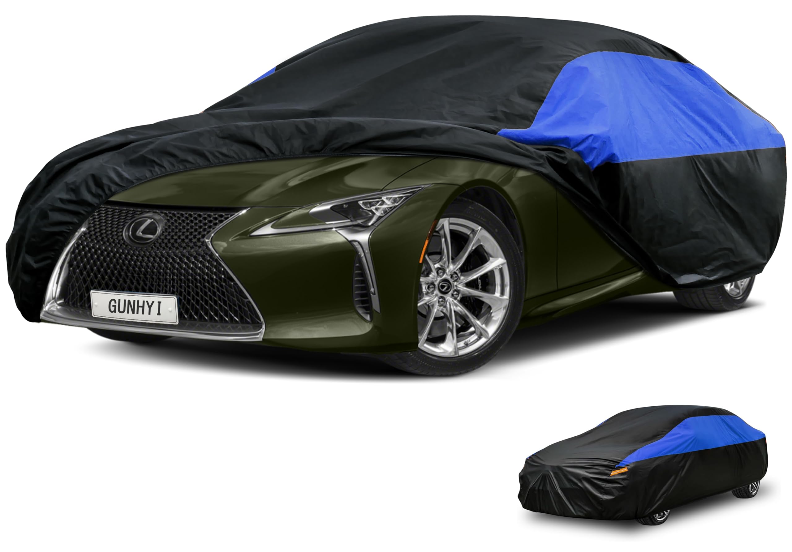 GUNHYI Lexus Car Cover Custom Fit Lexus LC 500 500h Waterproof All Weather, Lightweight Full Exterior Cover Outdoor Sun UV Rain Dust Snow Wind Protection.