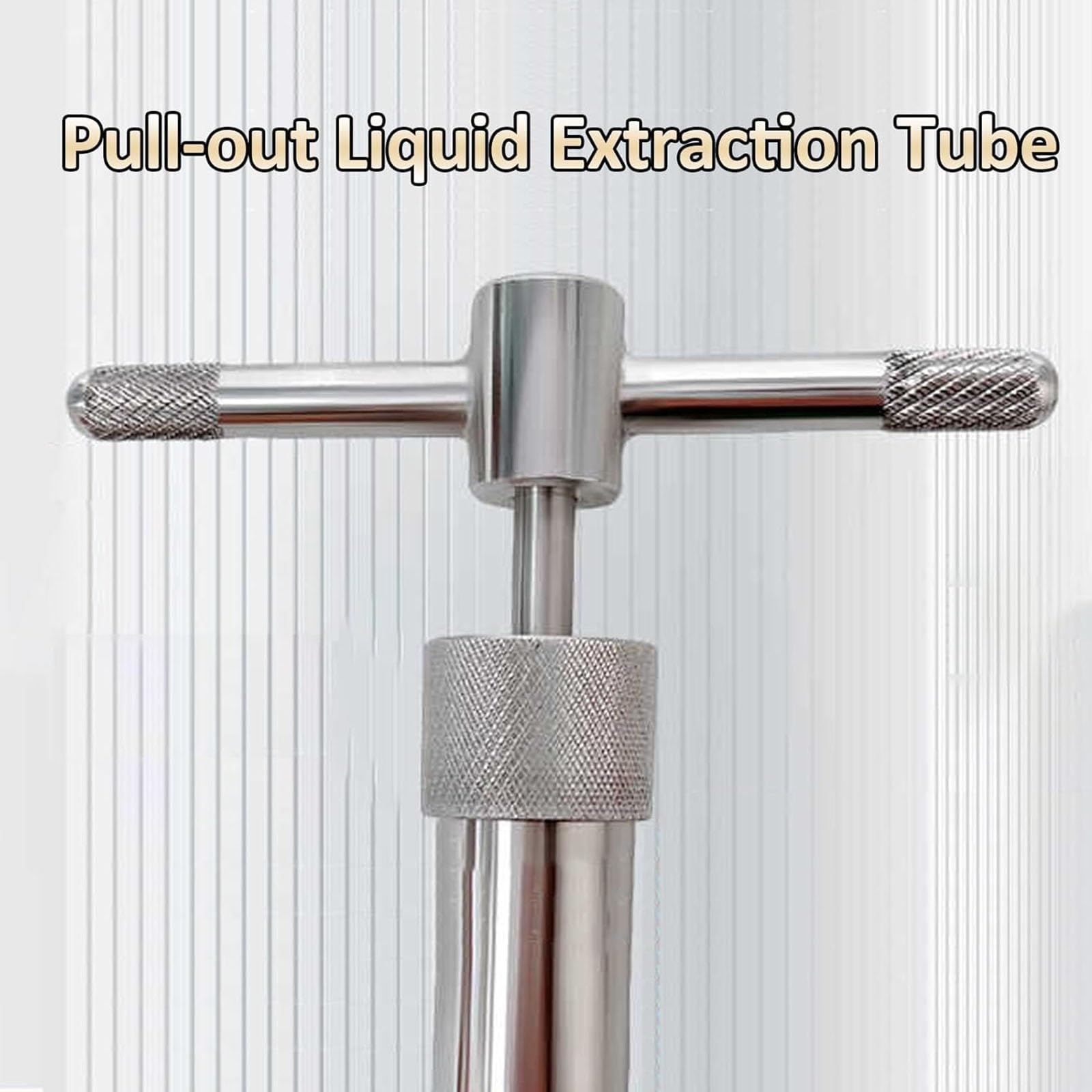 Muestreador de líquidos de Acero Inoxidable para análisis de Agua y líquidos viscosos - Sonda de 1 m (3,2 pies) para Uso en Laboratorio, Herramienta de muestreo de líquidos Duradera y Precis