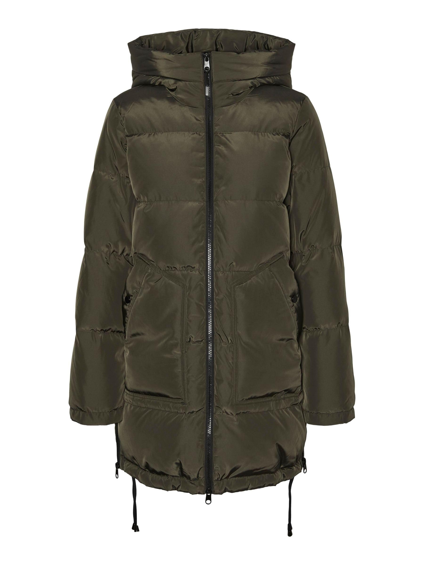 Vero Moda Women's VMOSLO 3/4 Down Jacket NOOS Jacket, Peat, XS