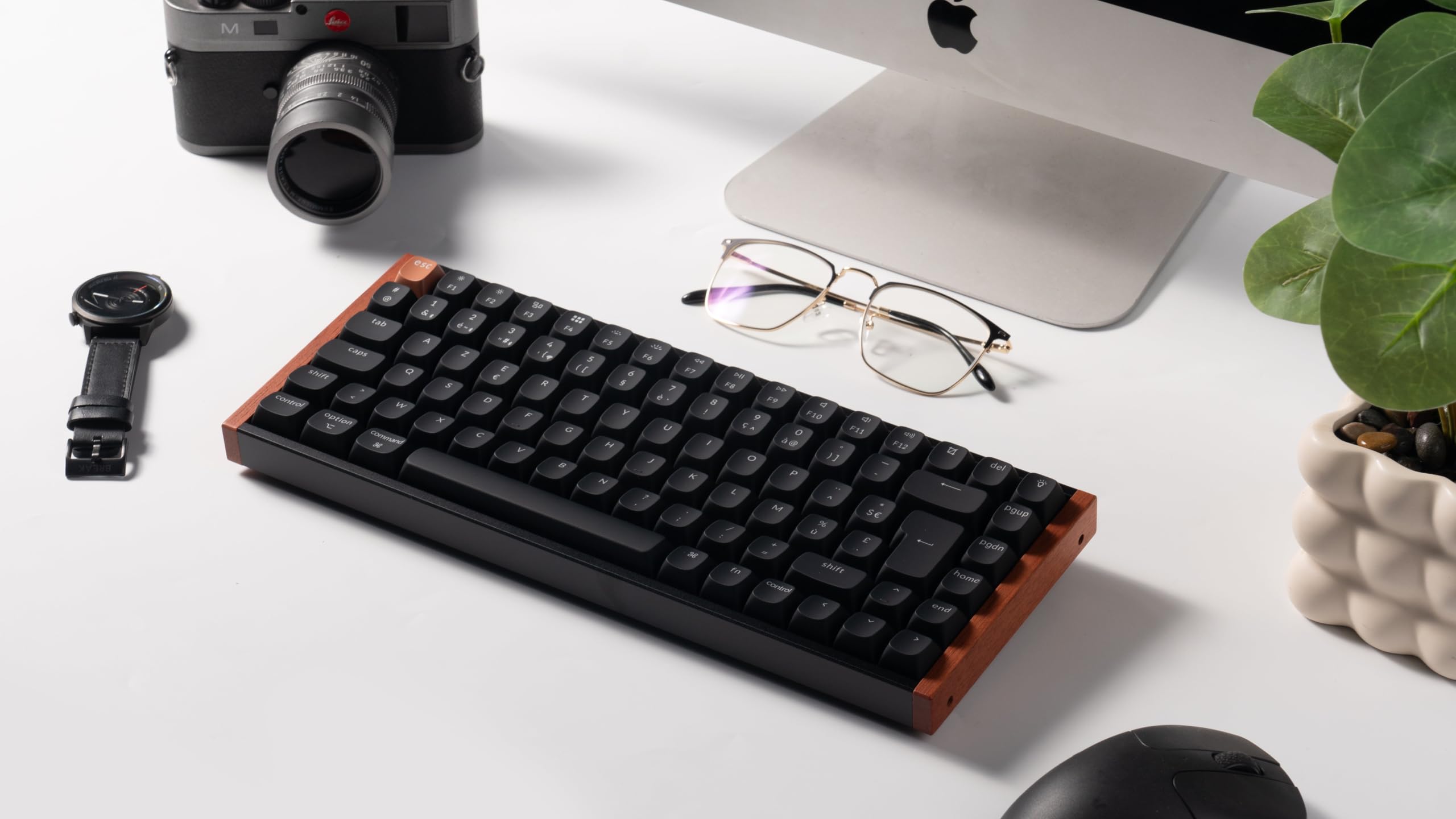 Keychron K2 HE Special Edition Black – Tastiera Wireless 75% ISO-IT con Switch Magnetica Gateron Double-Rail, Keycaps OSA PBT, Rapid Trigger, RGB e QMK Nera