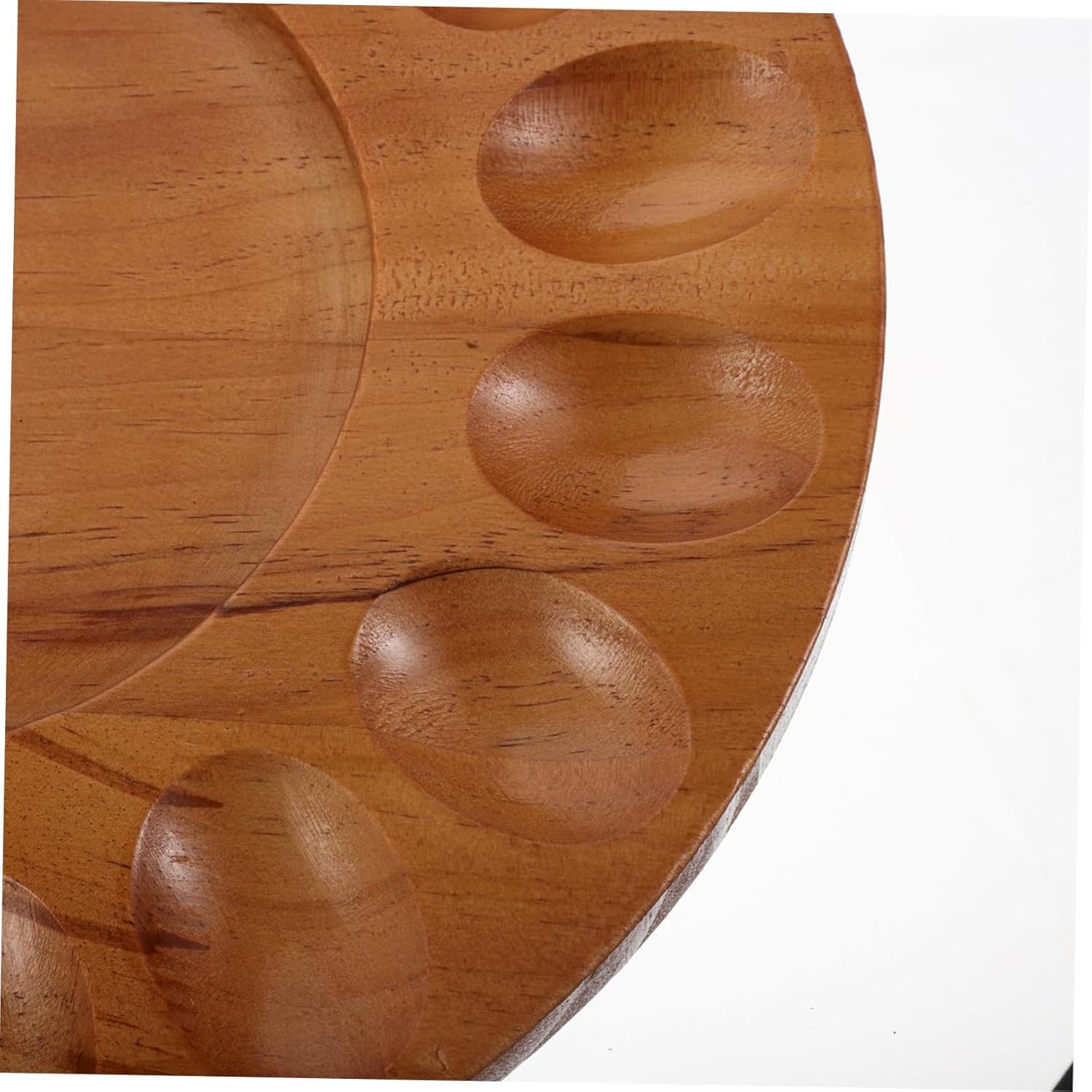 Deviled Tray Wooden Holder for Kitchen Countertops Space-saving Design and Stylish Display