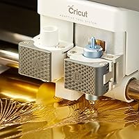 Vista 6 de Cricut Foil Transfer Kit, Includes 12 Foil Transfer Sheets, 3 Cricut Tools in 1 with Interchangeable Tips (Fine, Medium & Bold), Tool Housing &