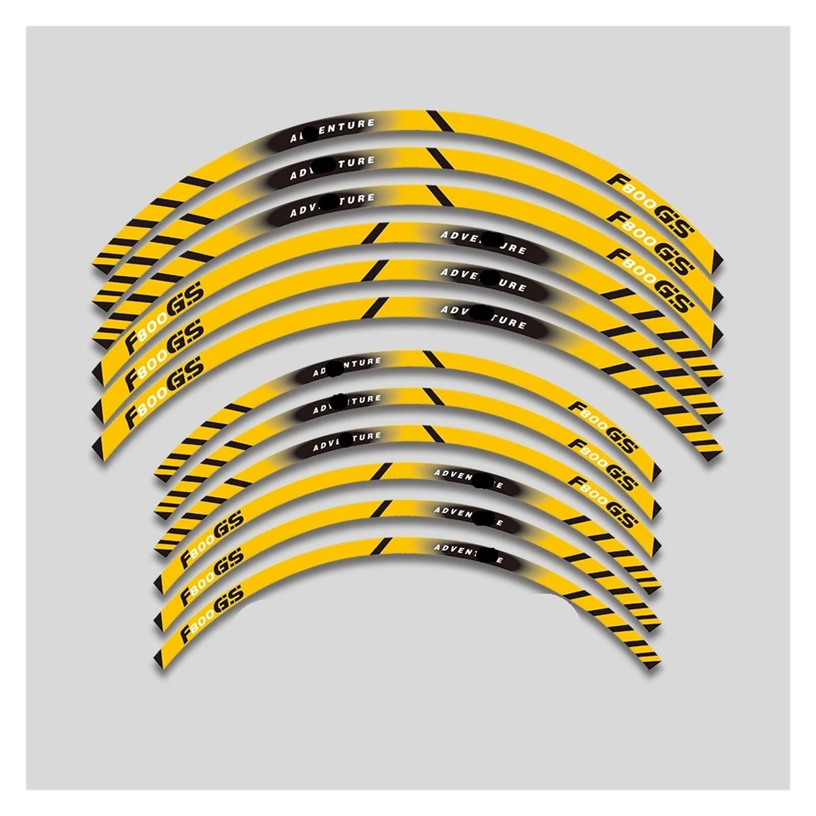 Reflective Sticker for B&MW F800GS F 800 for GS 21″17″ Motorcycle Wheels Sticker Rim Reflective Stripe Accessories Decals
