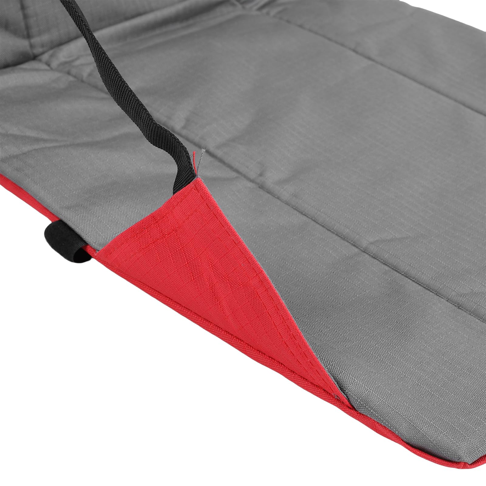 AMONIDA Stadionstuhl mit Rückenstütze, Tragbarer, Klappbarer Komfort-Stadionsitz, Camping-Bodenstuhl mit Ergonomischem Design, Ideal für Musikfestival, Outdoor-Angeln, Camping, Wandern