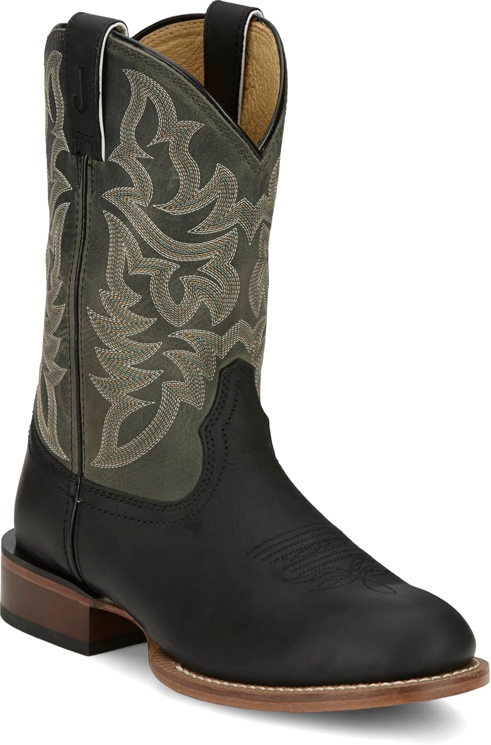 Justin Disco Man Western Boot - Men's 11" Retro Style Footwear, Vibrant Dance Floor Fashion, Party-Ready Design, Comfortable Fit