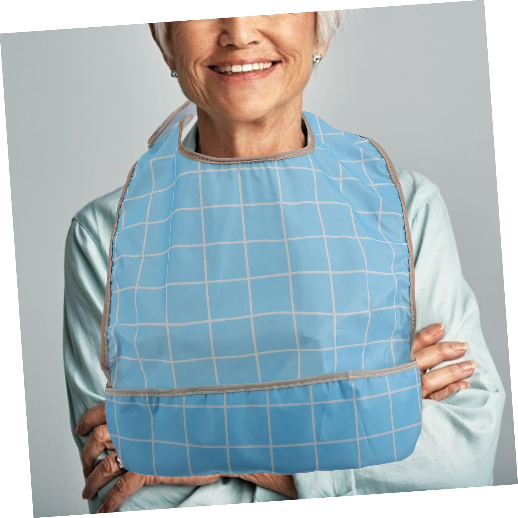 6 Stk Ältere Reis tasche kleinkind kleider Schürze essen Lätzchen Polyester-Speichelschürze für Erwachsene Polyester-Speichelschürze für ältere Menschen Futter Reisbeutel TPU