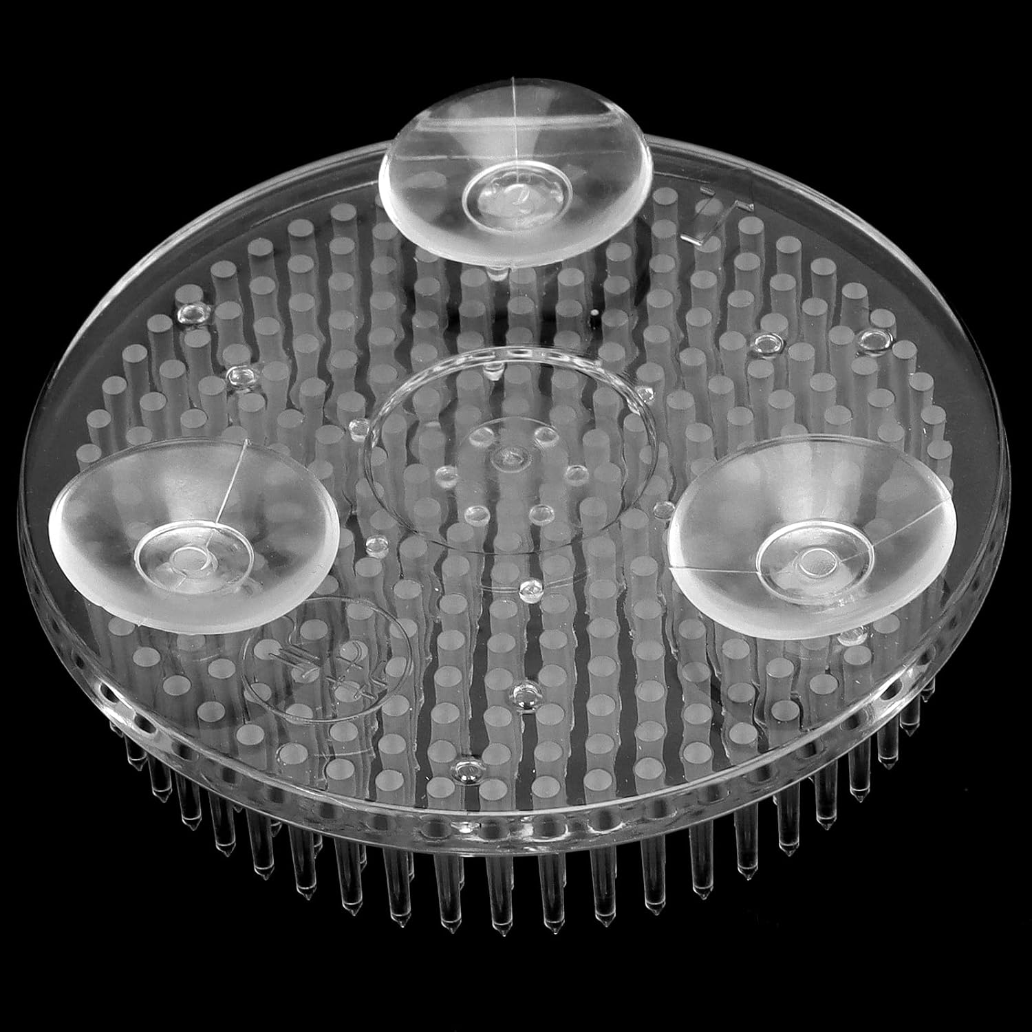 HOZEON 24PCS 2.75 Inch Clear Plastic Flower Frog Pin Holder, Round Flower Arranger Holder Pin Frog with Suction Cup, Japanese Ikebana Kenzan Flower Frog Flower Holder for Flower Arrangement - Image 5