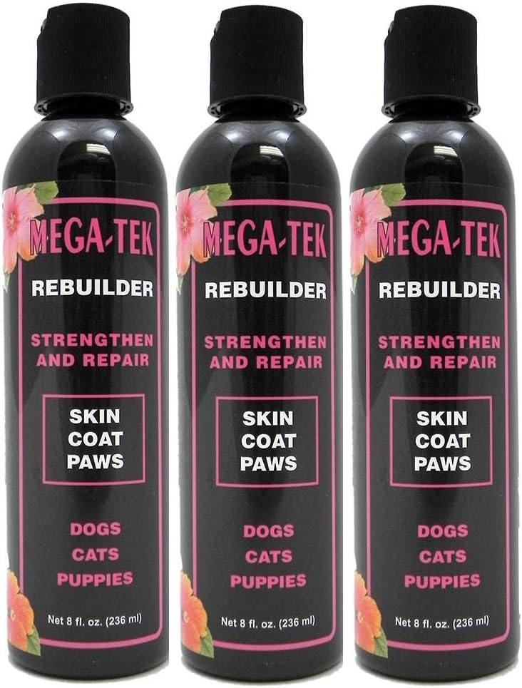 Eqyss (3 Pack) Mega-Tek Pet Rebuilder, 8 Ounces Each