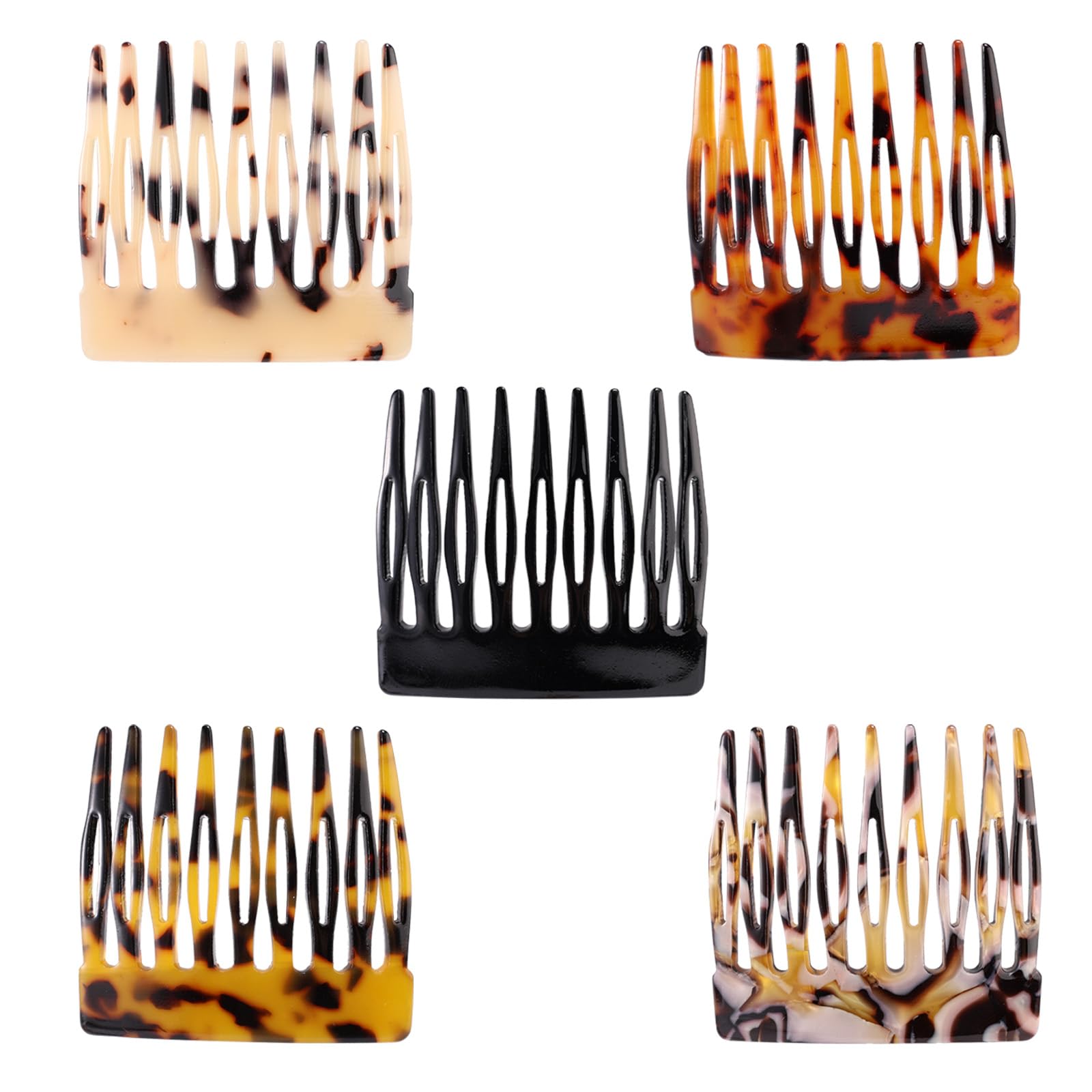 BOXOB 5pcs French Hair Side Comb