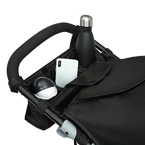 Miniatura 7 de Delta Children Apollo - Cochecito para correr, marco de absorción de impactos con toldo grande y reclinable, compatible con asiento de automóvil,