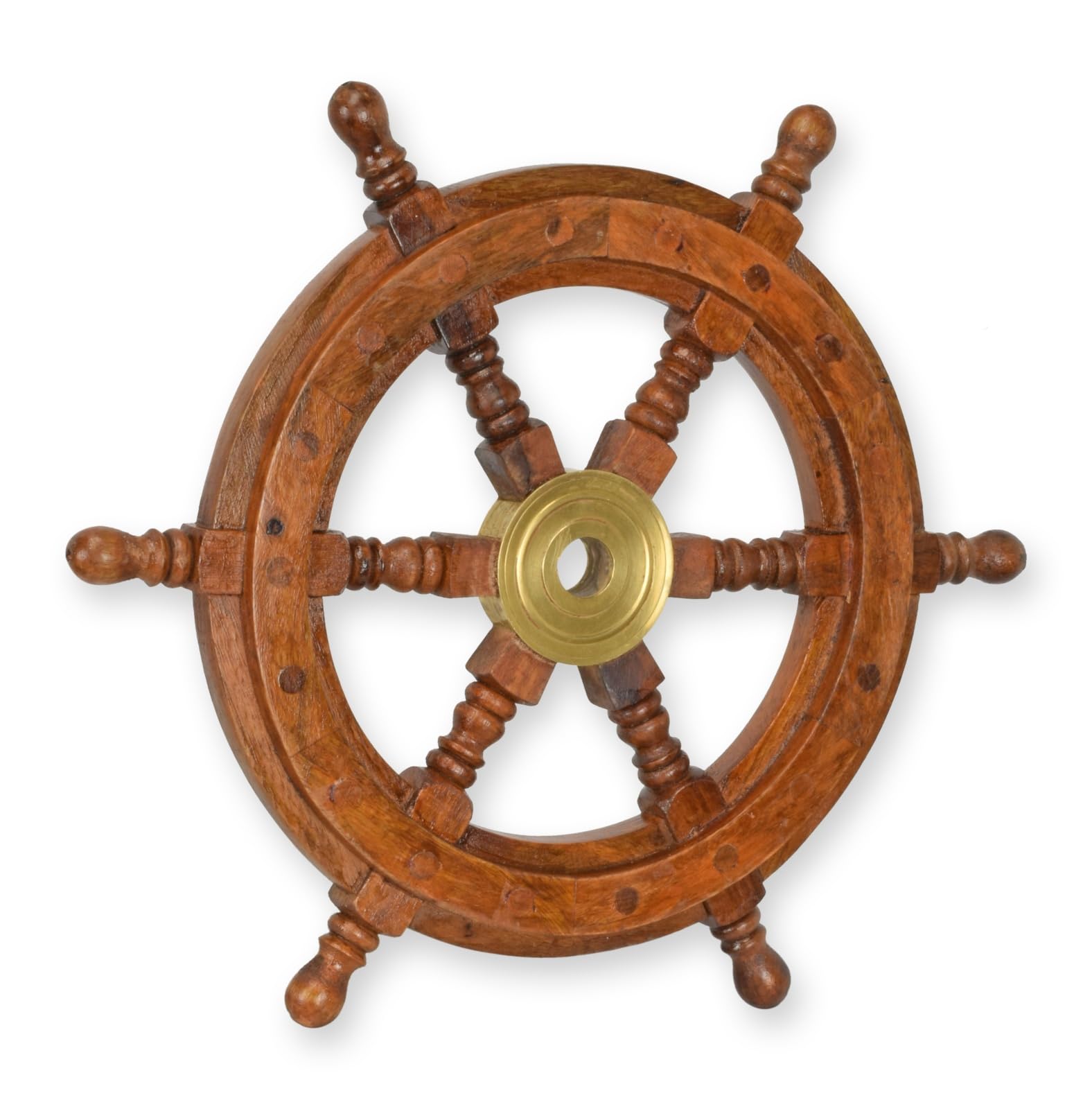 aubaho Steuerrad Schiff Lenkrad Replikat Retro Design Dekoration