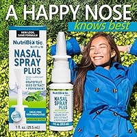 Vista 6 de NutriBiotic Nasal Spray Plus 1 Fl Oz Nasal Lubricant Plus GSE, Xylitol & Botanical Extracts Moisturize & Help Flush Irritants from Nasal