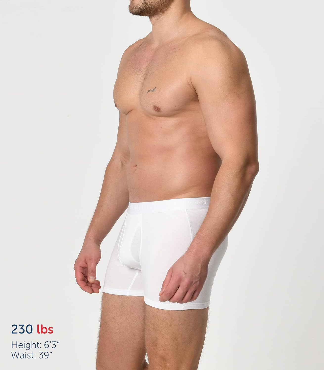 Comfneat Men's 5-Pack One Size Boxer Briefs - Image 3