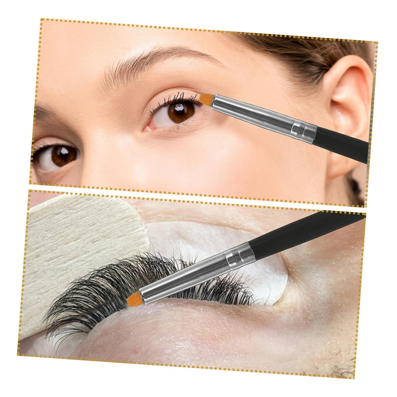 10pcs Natural Look Lash Lifting Brush Eyelash Brush Mascara Tool for Women