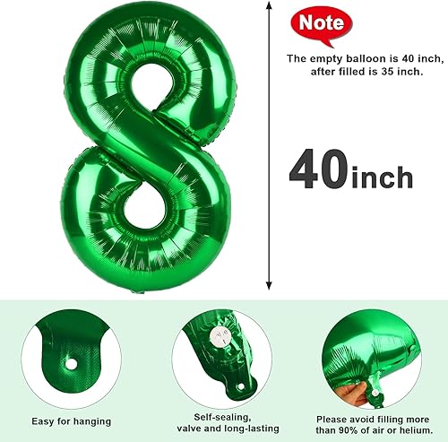 Vista 1006 de Globos de números 0 de 40 pulgadas, globos negros de números para números 10, 20, 30, 40, 50, 60, 70, 80, 90, 100, globos de números 10, 20, 30, 40