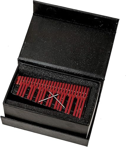 Miniatura 3 de Xilófono en miniatura con estuche Mini instrumento musical de percusión Mini marimba modelo de casa de muñecas en miniatura, adorno de Navidad y