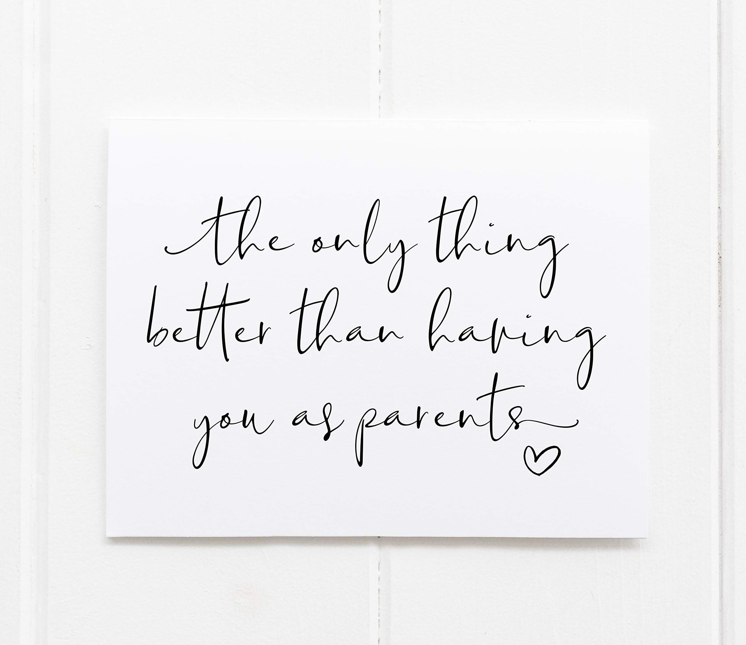 Pregnancy Reveal for Parents, Baby Announcements Gifts for Family, We're Having a Baby Cards, Promoted to Grandparents